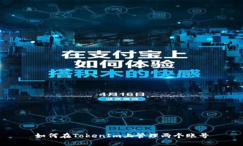 如何在TokenIm上管理两个账号