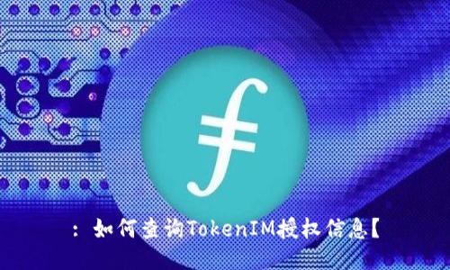 : 如何查询TokenIM授权信息？