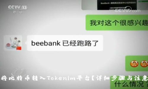 如何将比特币转入Tokenim平台？详细步骤与注意事项