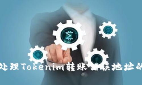 如何处理Tokenim转账错误地址的情况
